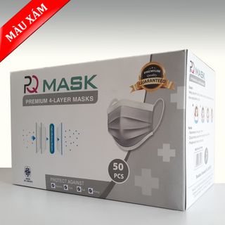 KHẨU TRANG Y TẾ 4 LỚP PQ MASK ( Hộp 50 cái)