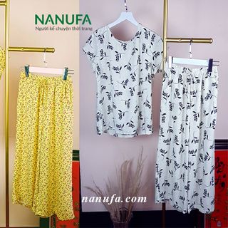 [GIÁ SỈ TỐT] Đồ bộ nữ (BÔNG VÀNG), vải tole thoáng mát cao (152-175) nặng (40-70kg)