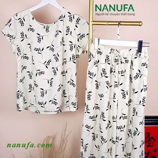 [GIÁ SỈ TỐT] Đồ bộ nữ (BÔNG TRẮNG), vải tole thoáng mát cao (152-175) nặng (40-70kg)