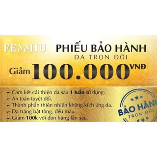 Kem Trị Nám, Thải Chì Trắng Da Femmiu