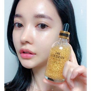 SERUM 24K GOLDZAN ngăn chặn quá trình lão hóa da, cải thiện các nếp nhăn, tăng cường độ đàn hồi cho da, làm trẻ hóa làn da