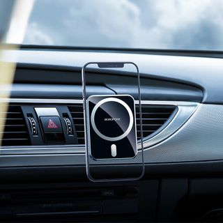 Giá Đỡ Điện Thoại Kiêm Sạc Không Dây Trên Xe Hơi BH43 Borofone