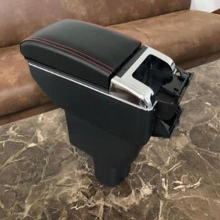 Hộp tì tay cắm cốc Hyundai Getz không cần khoan vít 7 cổng usb có thể trượt được, hình ảnh thật hàng đẹp