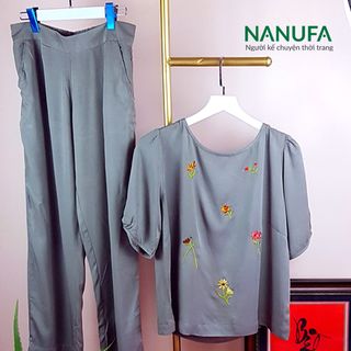 [Đồ bộ vải nhập] xám đậm chất liệu mát thoáng, (giá sỉ tốt) cao (152-175) nặng (40-70k