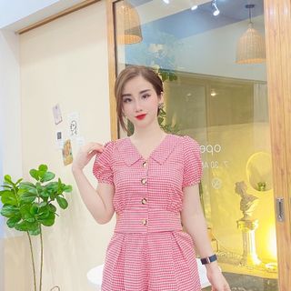 Đồ bộ đồ kẻ nữ hot giá sỉ