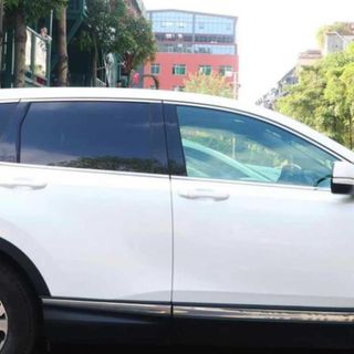 Ốp bóng trụ, bóng trầy cửa xe Honda CRV 2018-2021 - Hàng tráng gương đẹp, chống xước