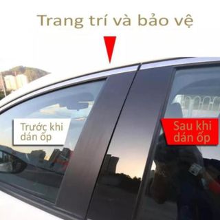 Ốp bóng trụ, bóng trầy cửa xe Honda CRV 2018-2021 - Hàng tráng gương đẹp, chống xước