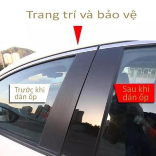 Ốp bóng trụ, bóng trầy cửa xe tráng gương đẹp cho xe Hyundai Elantra 2017-2021 , chống xước
