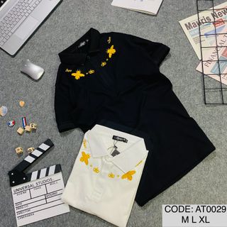 ÁO THUN THÊU VONG CỔ