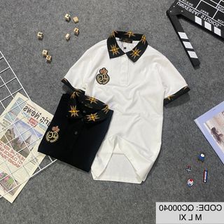 ÁO THUN CỔ TRỤ PHỐI BO TAY CỔ