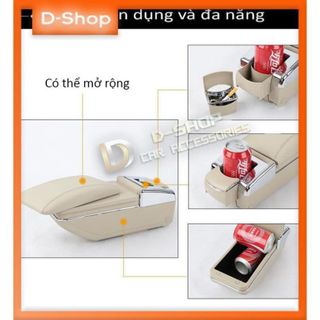 Hộp tì tay Huynhdai Grand i10 7 cổng USB - Cao cấp, bền đẹp, tiện dụng hàng đẹp