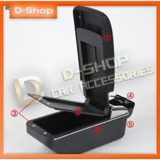 Hộp tì tay Huynhdai Grand i10 7 cổng USB - Cao cấp, bền đẹp, tiện dụng hàng đẹp