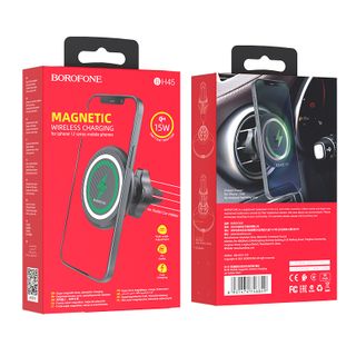 Giá Đỡ Điện Thoại Kiêm Sạc Không Dây Trên Xe Hơi BH45 Borofone