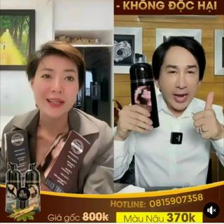 Dầu Gội phủ bạc sin hair đen