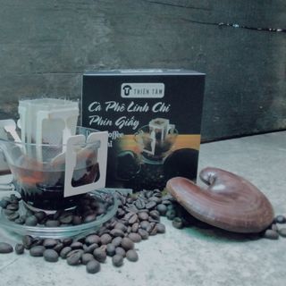 CÀ PHÊ PHIN GIẤY BỔ SUNG THÀNH PHẦN NẤM LINH CHI NGUYÊN CHẤT