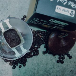 CÀ PHÊ PHIN GIẤY BỔ SUNG THÀNH PHẦN NẤM LINH CHI NGUYÊN CHẤT