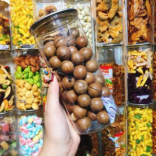 Hạt macca tây nguyên ( hũ pet 500gr)