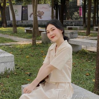 Set vest váy dài có dây cột eo