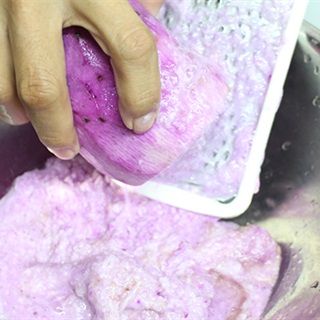 Bột khoai mỡ chiên