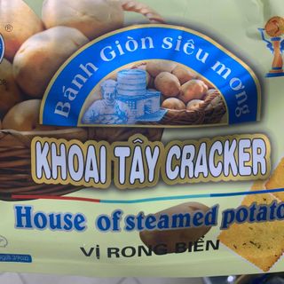 Bánh cracker khoai tây siêu mỏng vị rong biển