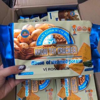 Bánh cracker khoai tây siêu mỏng vị rong biển