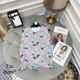 Áo tanktop họa tiết