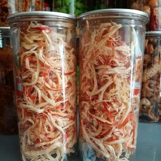 Mưcj hấp nước dừa xé sợi ( hu pet 300gr)