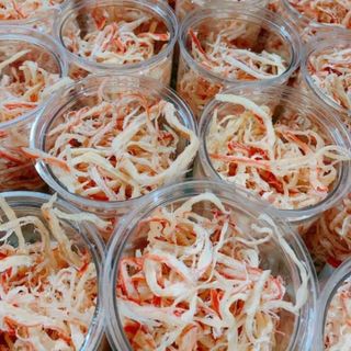 Mưcj hấp nước dừa xé sợi ( hu pet 300gr)