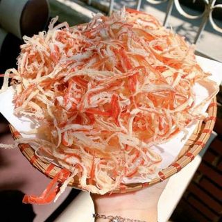 Mưcj hấp nước dừa xé sợi ( hu pet 300gr)
