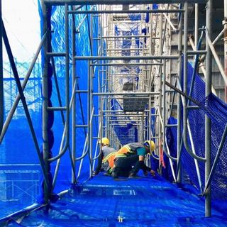 LƯỚI AN TOÀN - LƯỚI HỨNG VẬT RƠI CÔNG TRÌNH, NHÀ THÉP TIỀN CHẾ