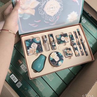 Set trang điểm Youliyoula 10 món hoa sen Sỉ