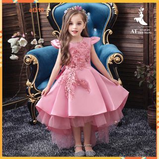 Váy công chúa cho bé gái siêu dễ thương-chất liệu không gây nóng hoặc khó chịu giá sỉ