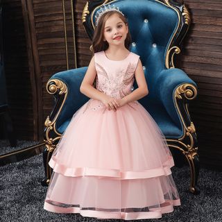 Đầm công chúa thiết kế đáng yêu, xinh xắn-cho bé mặc đi chơi, đi sinh nhật giá sỉ