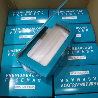 SANQI Khẩu trang y tế 3 lớp Premiumearloop có kháng khuẩn