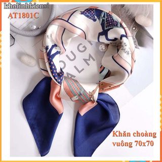 Khăn quàng cổ phong cách Hàn Quốc - Khăn giá rẻ lụa Satin mềm mịn AT1801