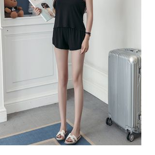 Đồ bộ mặc nhà bộ ngủ 2 dây chất thun cotton dễ thương quần đùi mùa hè phong cách hàn quốc BN2DN01