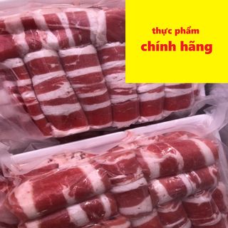 Ba chỉ bò Mỹ thái cuộn( lẩu) - 500g