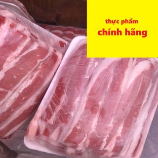 Ba chỉ bò Mỹ thái dải, thái nướng - Ship từ 5kg