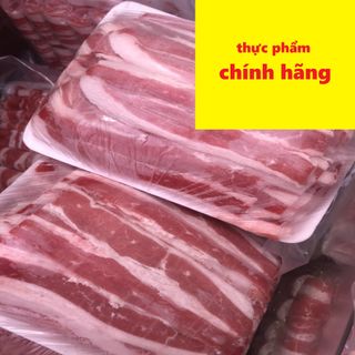 Ba chỉ bò Mỹ thái dải, thái nướng - Ship từ 5kg