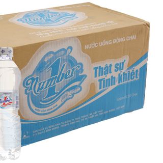 Nước suối number 1 thùng 24 chai . Mỗi chai 500ml