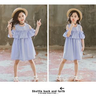Váy AT517 cho bé gái phong cách Hàn Quốc-siêu đáng yêu cho bé đi chơi cùng bạn bè giá sỉ