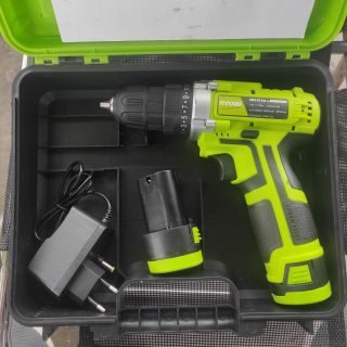 Máy Khoan Pin 12V RYOBI Full Box 2 Pin Bảo Hành 12 tháng