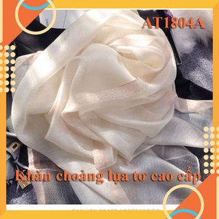 Khăn choàng cổ vuông lụa Satin-thích hợp cho các bạn nữ đi chơi Đà Lạt