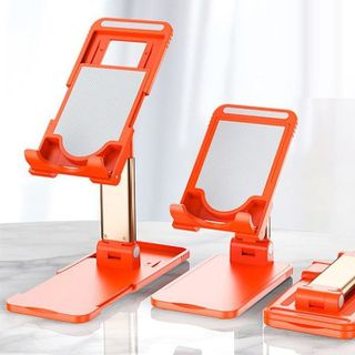 Giá đỡ điện thoại, ipad gấp gọn mở rộng được đế, ống trượt kim loại