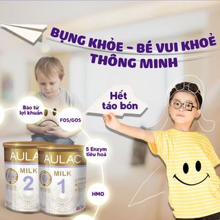 SỮA MÁT AULACMILK 2 (2-10 TUỔI) KÍCH THÍCH ĂN NGON, TĂNG CÂN KHỎE MẠNH