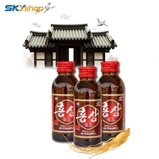 50 Chai Nước Uống Hồng Sâm Hàn Quốc Red Gensing