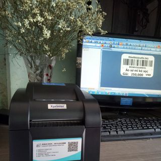 Máy in tem mã vạch Xprinter XP 350B