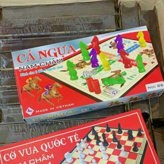 BỘ CỜ VUA, CÁ NGỰA CHÂN ĐẾ CÓ NAM CHÂM
