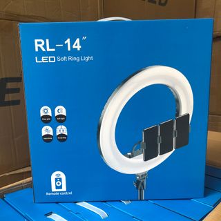 Đèn Livestream RL14 36cm + 3 Kẹp ĐT+ Điều Khiển