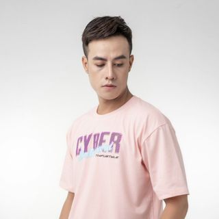 Áo thun cotton in lụa CYRER trẻ trung năng động